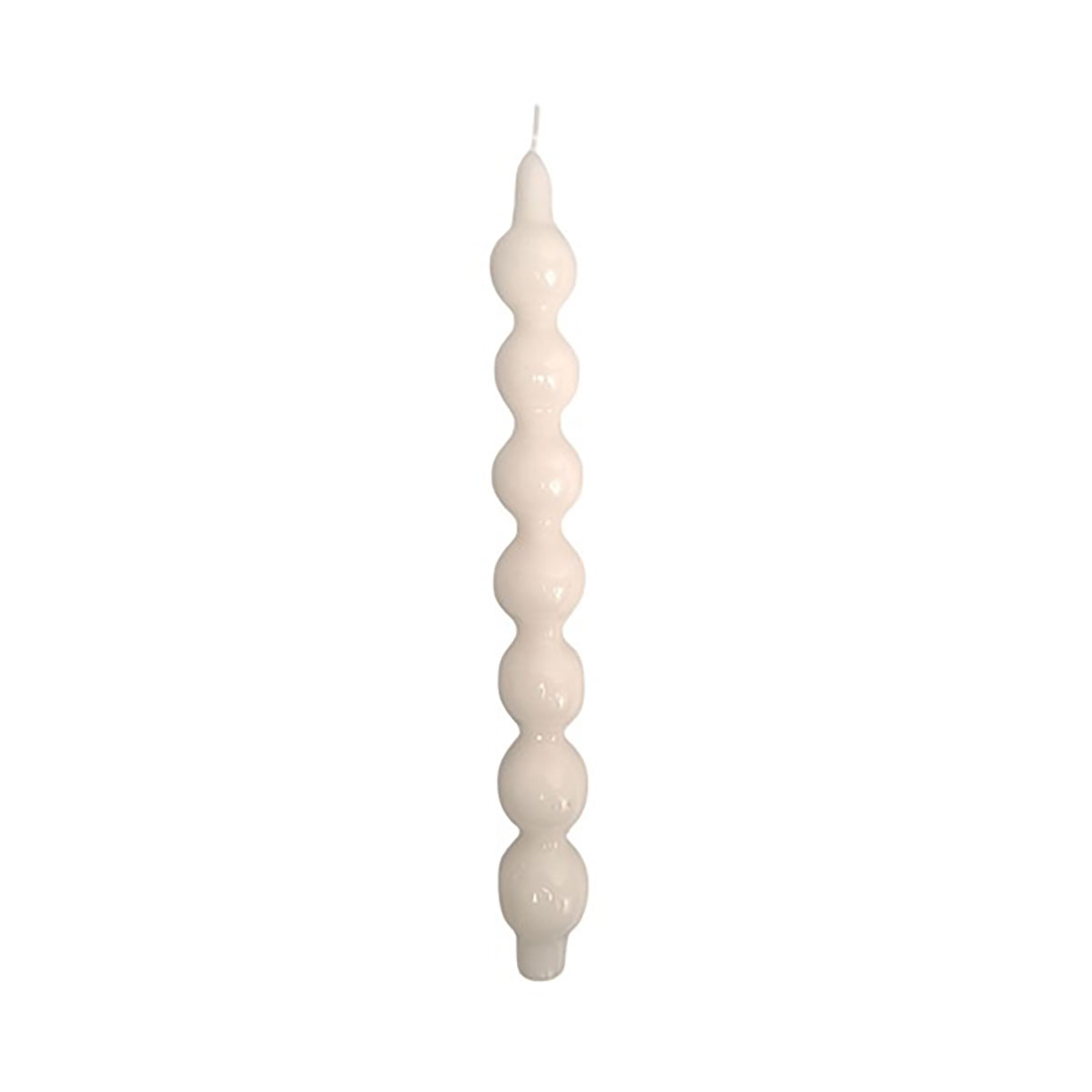 Conjunto de 2 velas bolas 30cm branco,  Conjunto de 2 velas bolas 30cm branco