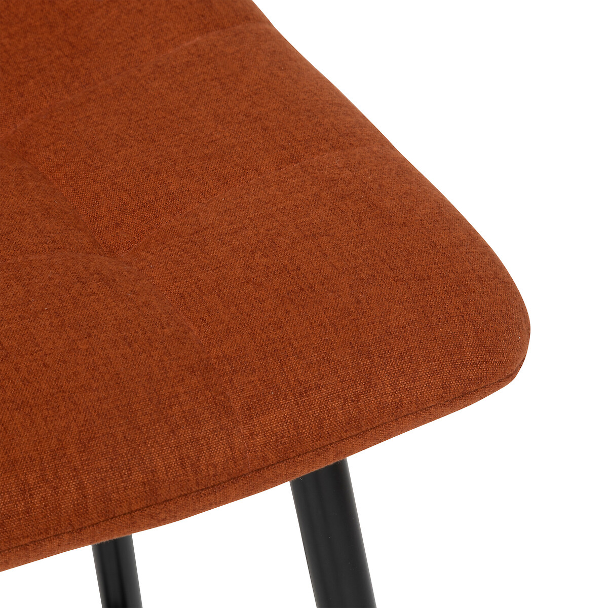 Banco bar Sirac em tecido terracota 104cm