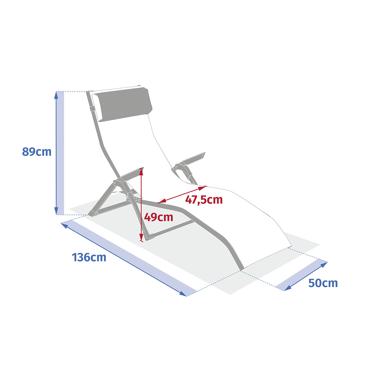 Cadeira dobrável DECIMA verde