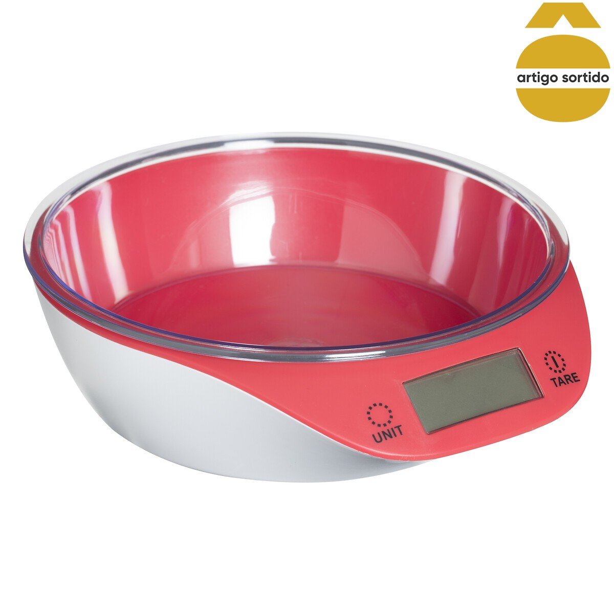 Balan&ccedil;a digital com ta&ccedil;a