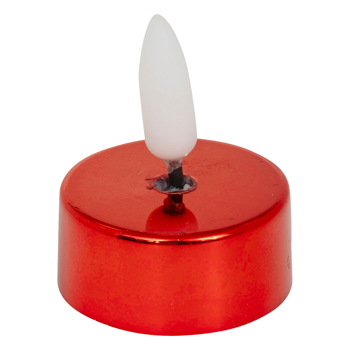 Conjunto de 8 velas led vermelho