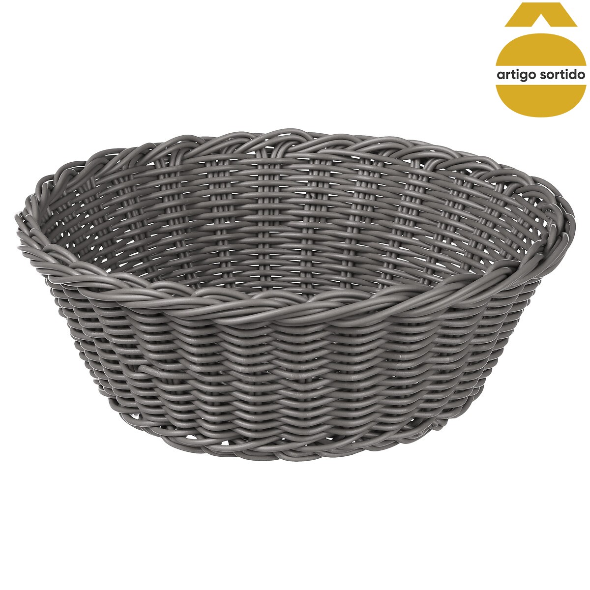 Cesto de p&atilde;o redondo 21cm