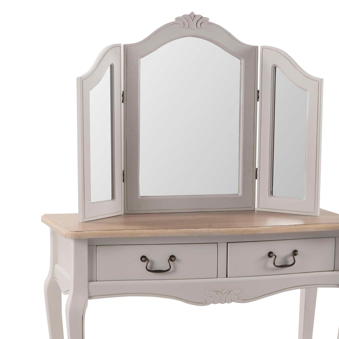 Toucador bela branco com espelho