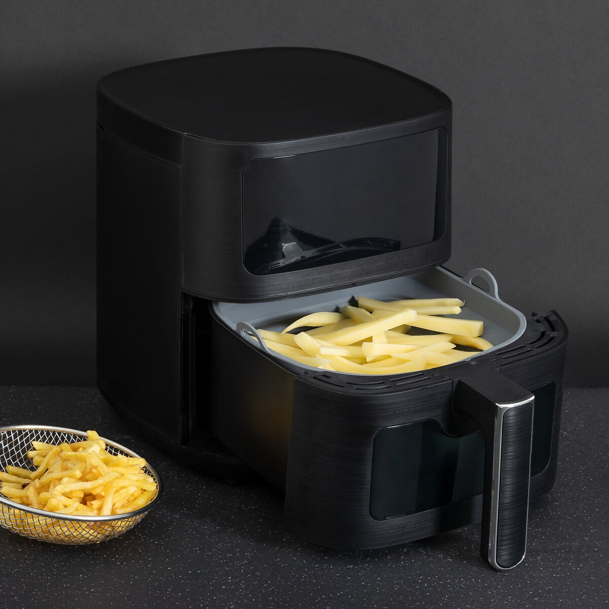 Fritadeira air fryer preto 4,2l