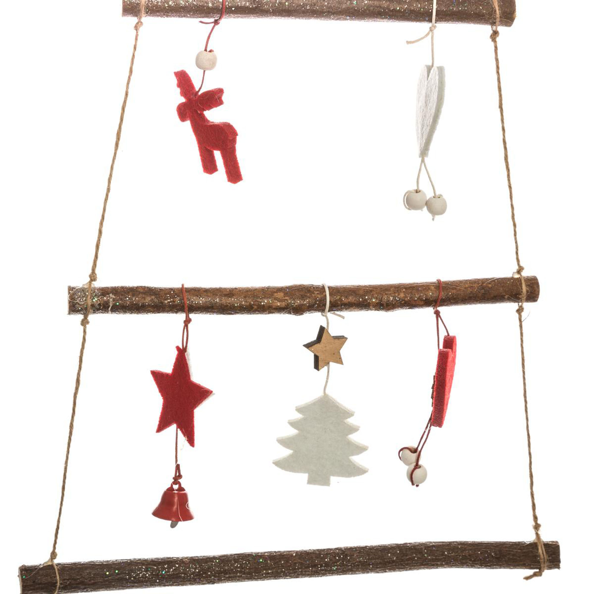&Aacute;rvore de natal decorativa em madeira 75cm