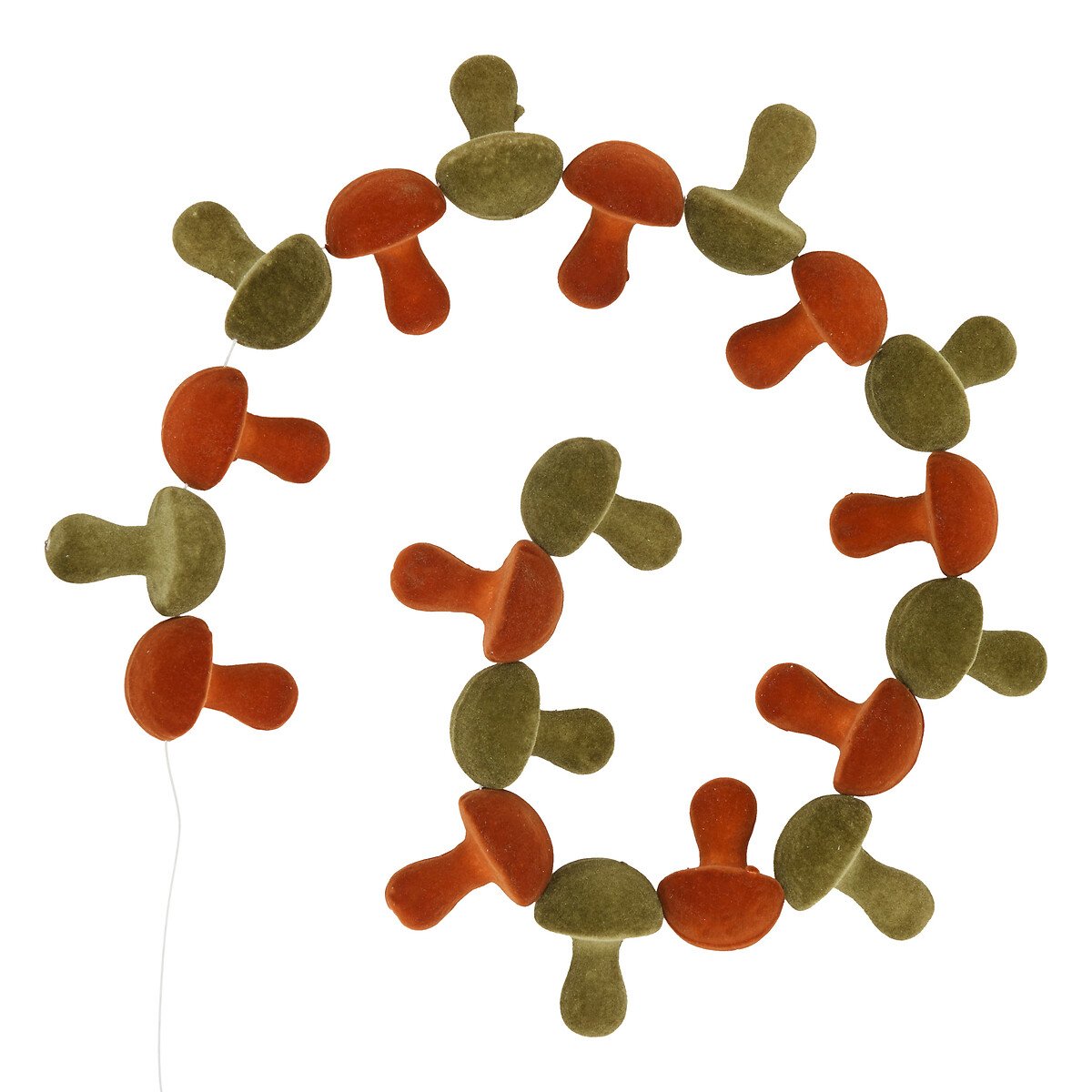 Grinalda cogumelos 180cm,  Grinalda cogumelos 180cm