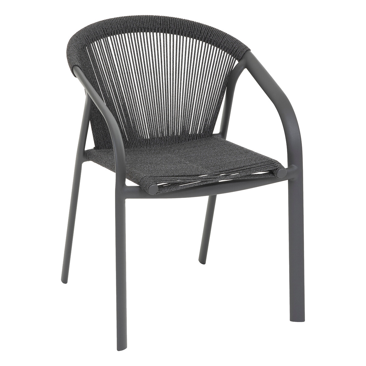 Cadeira RIU cinza antracite e graphite