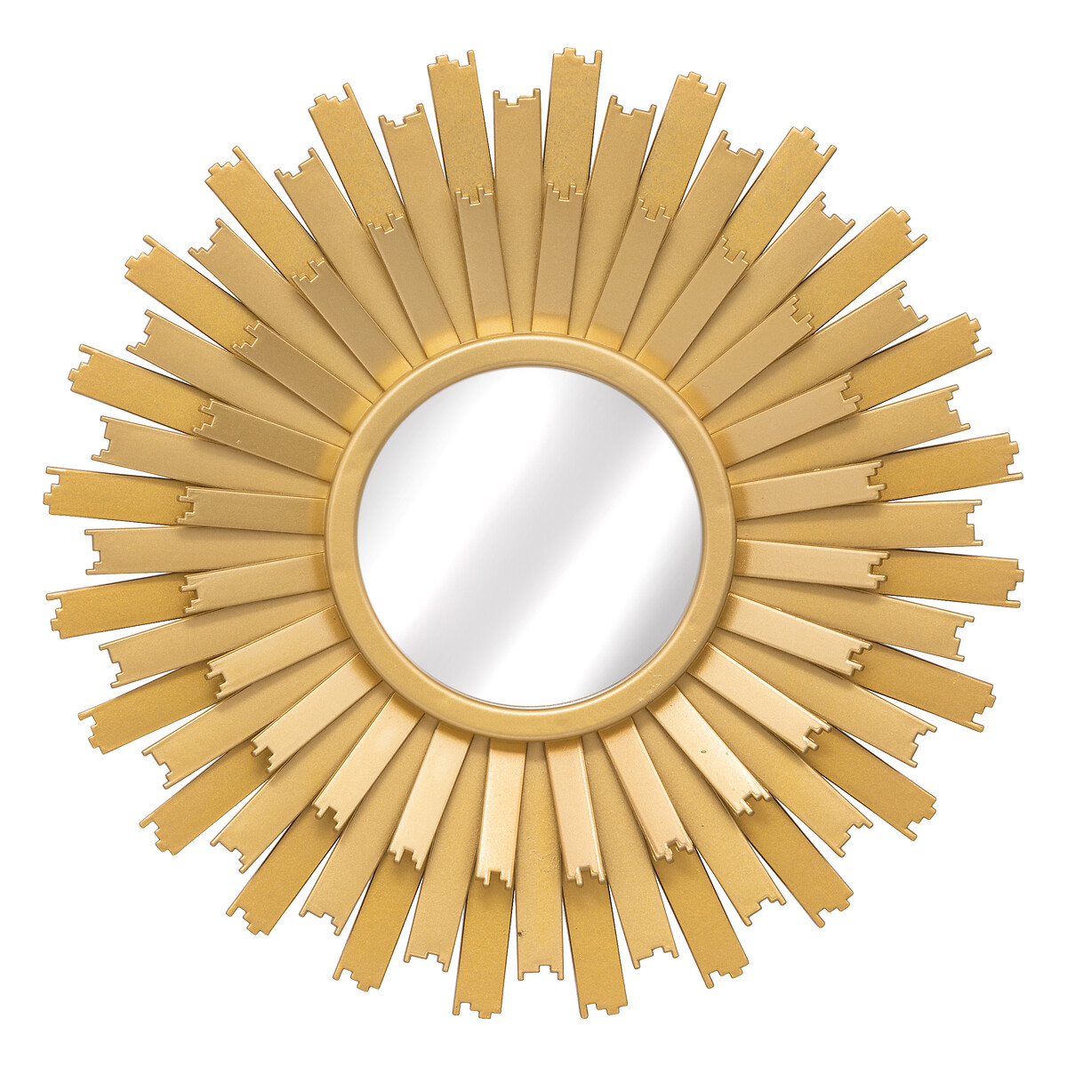 Conjunto de 3 espelhos dourados amed 25cm