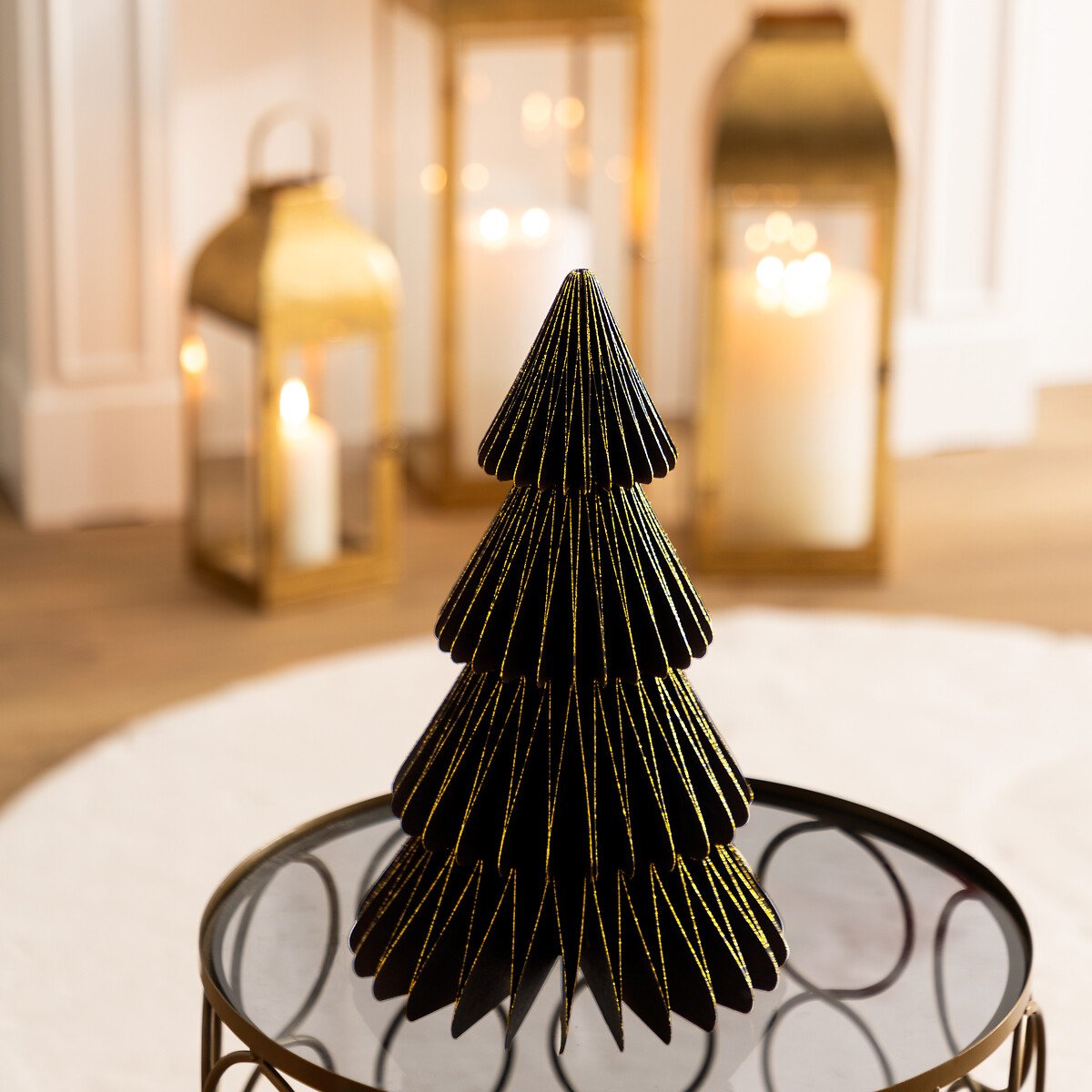Árvore de natal decorativo preto 30cm,  Árvore de natal decorativo preto 30cm