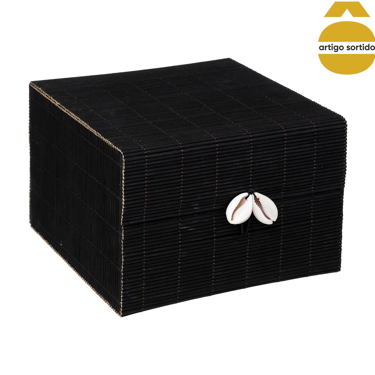 Caixa tropiques em bambu 12x19x17cm