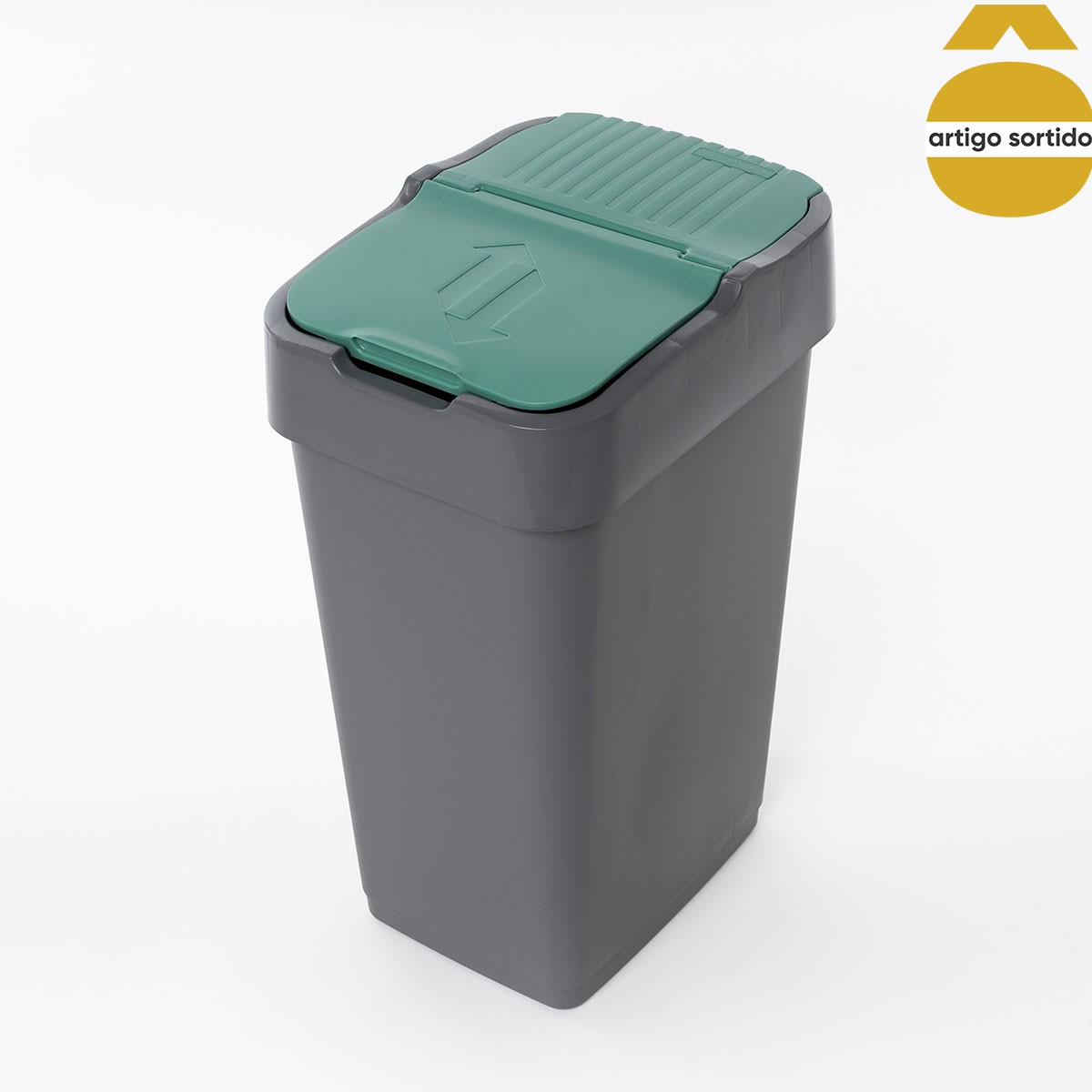 Ecoponto Com Tampa Basculante 35L