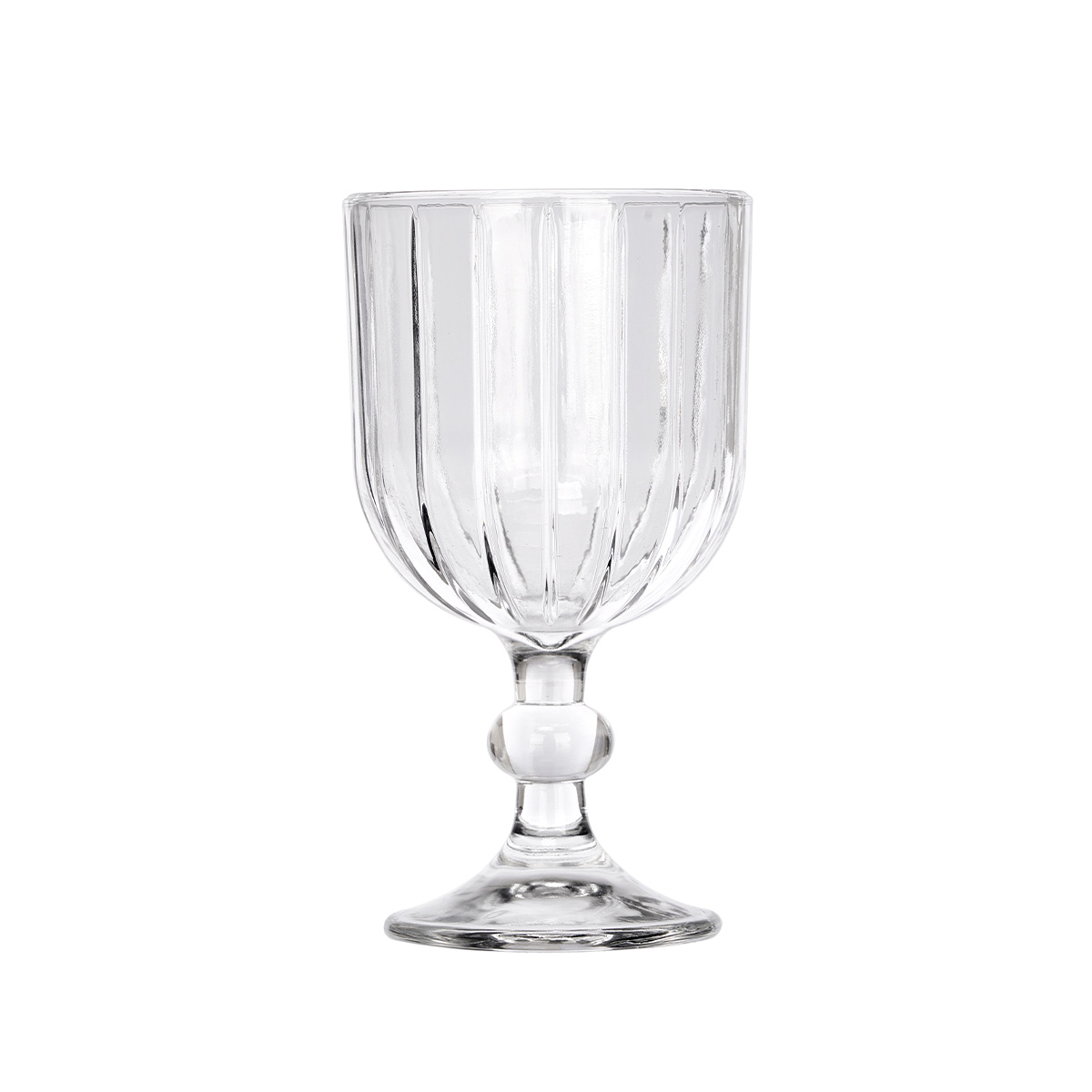 Copo de vinho riscas em vidro 380ml