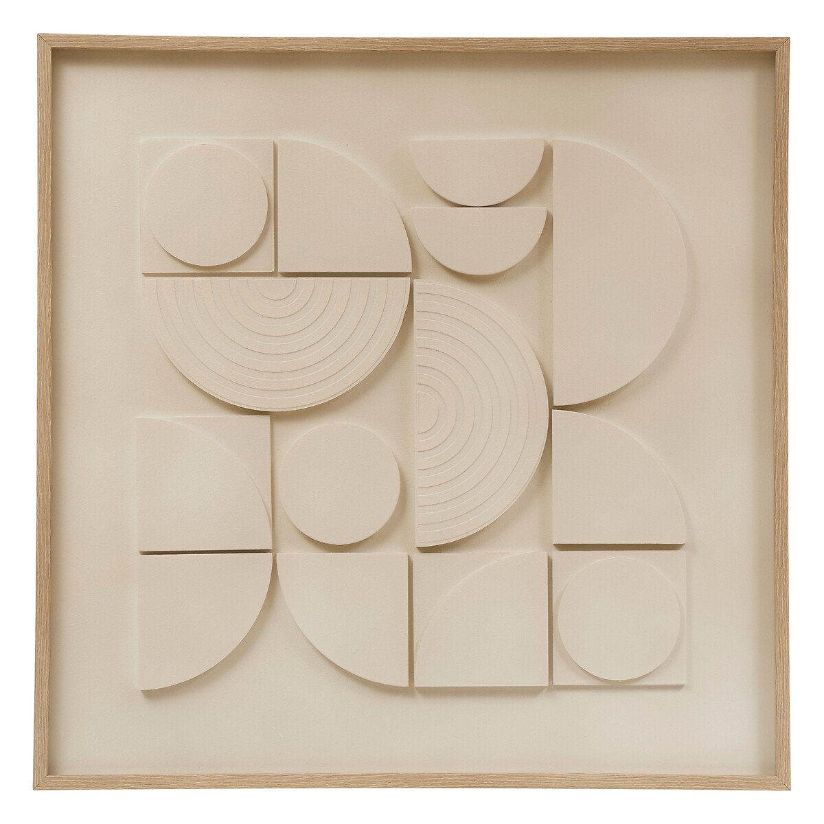 Quadro decorativo 3d CATALINE bege 60x60cm