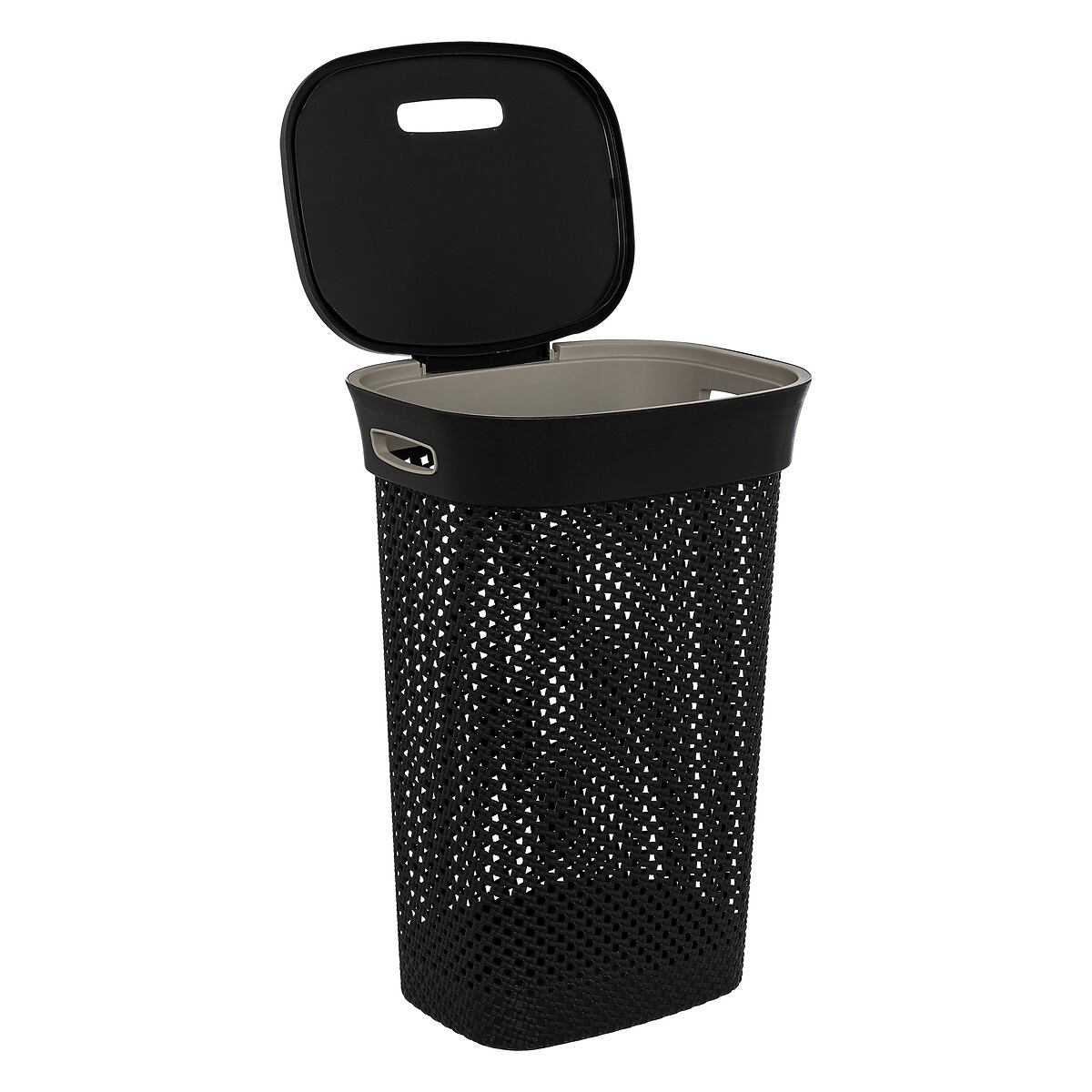 Cesto de roupa wc PURL cinza 60l