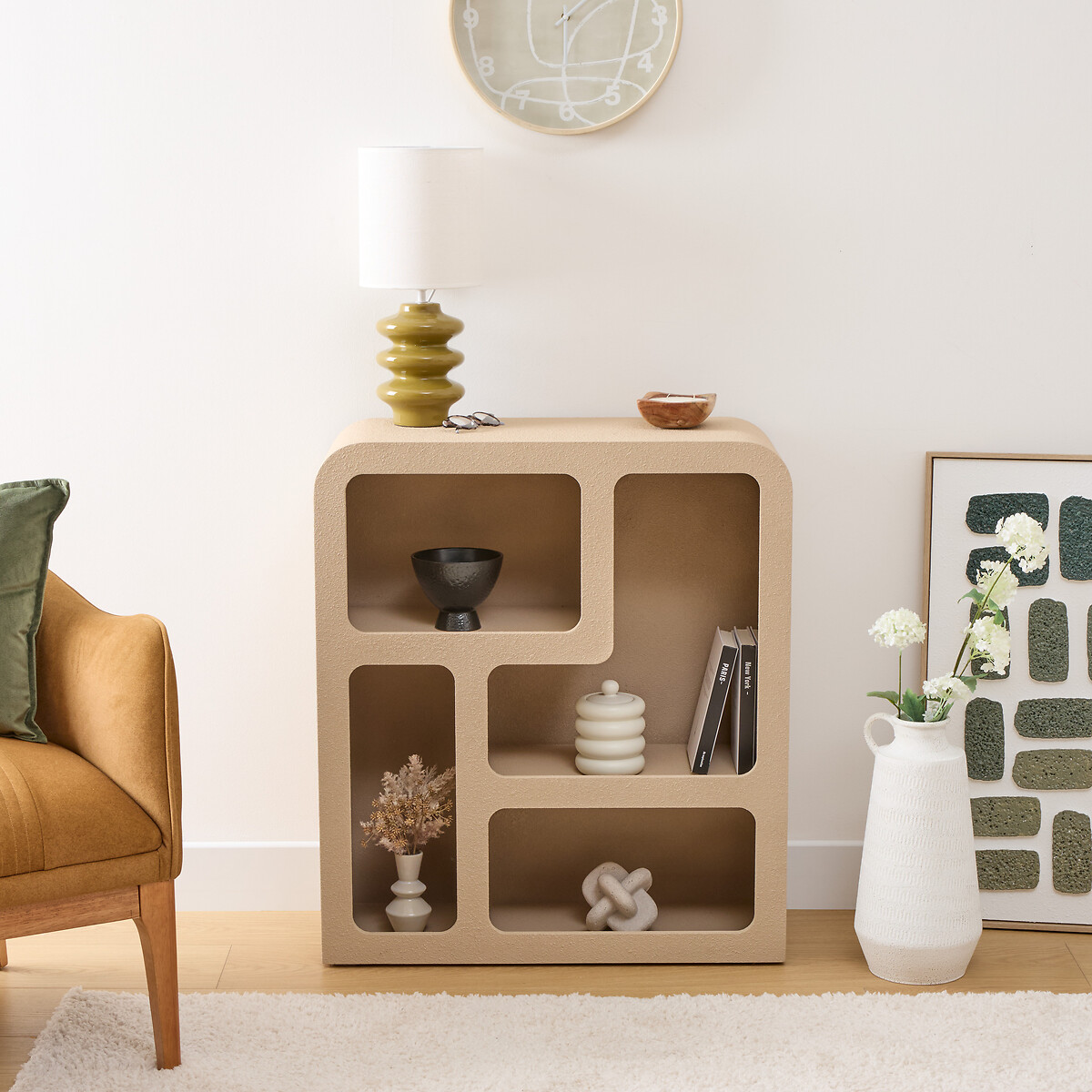 Estante SOLEYA bege em mdf