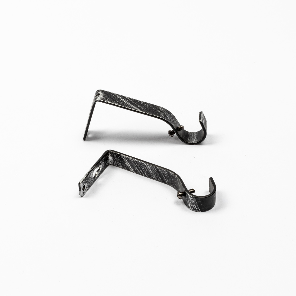 Kit var&atilde;o extens&iacute;vel preto e prateado 120-210cm d19cm