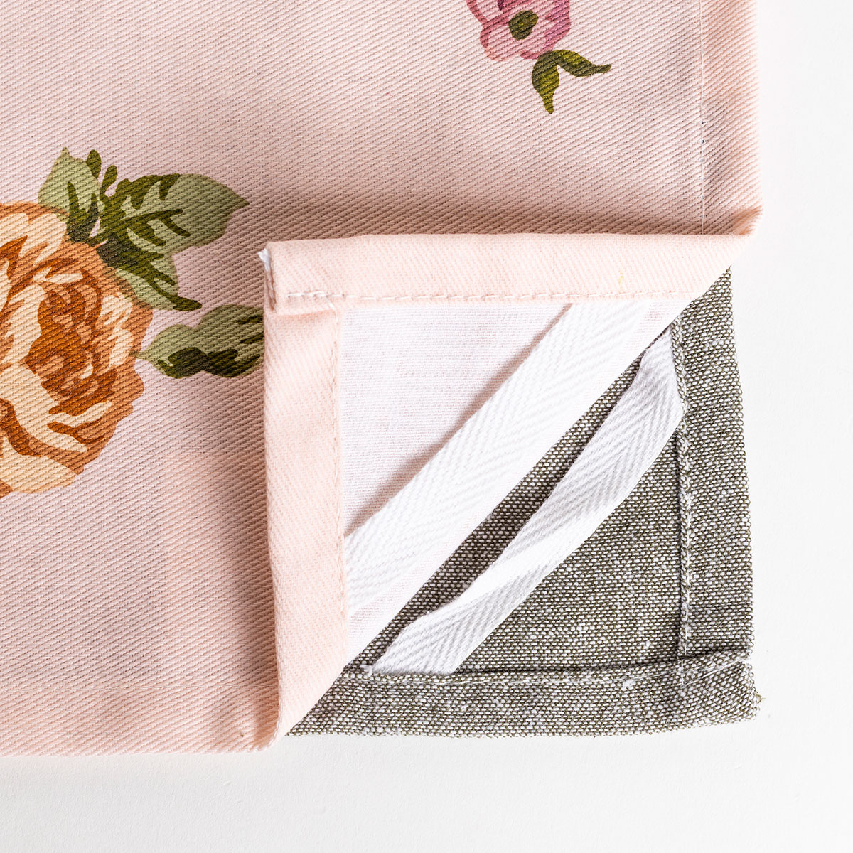 Conjunto de 2 panos BELLISSIMA ANNABEL rosa 46x65cm