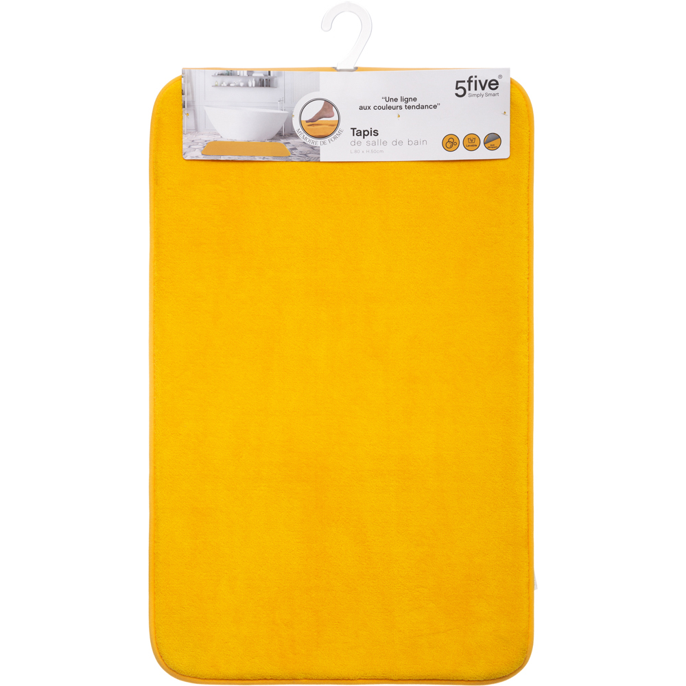 Tapete Wc Amarelo 80x50cm