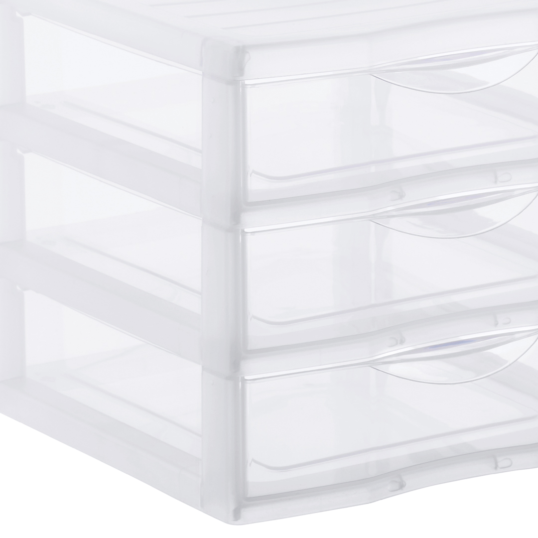 M&oacute;dulo de arruma&ccedil;&atilde;o com 3 gavetas