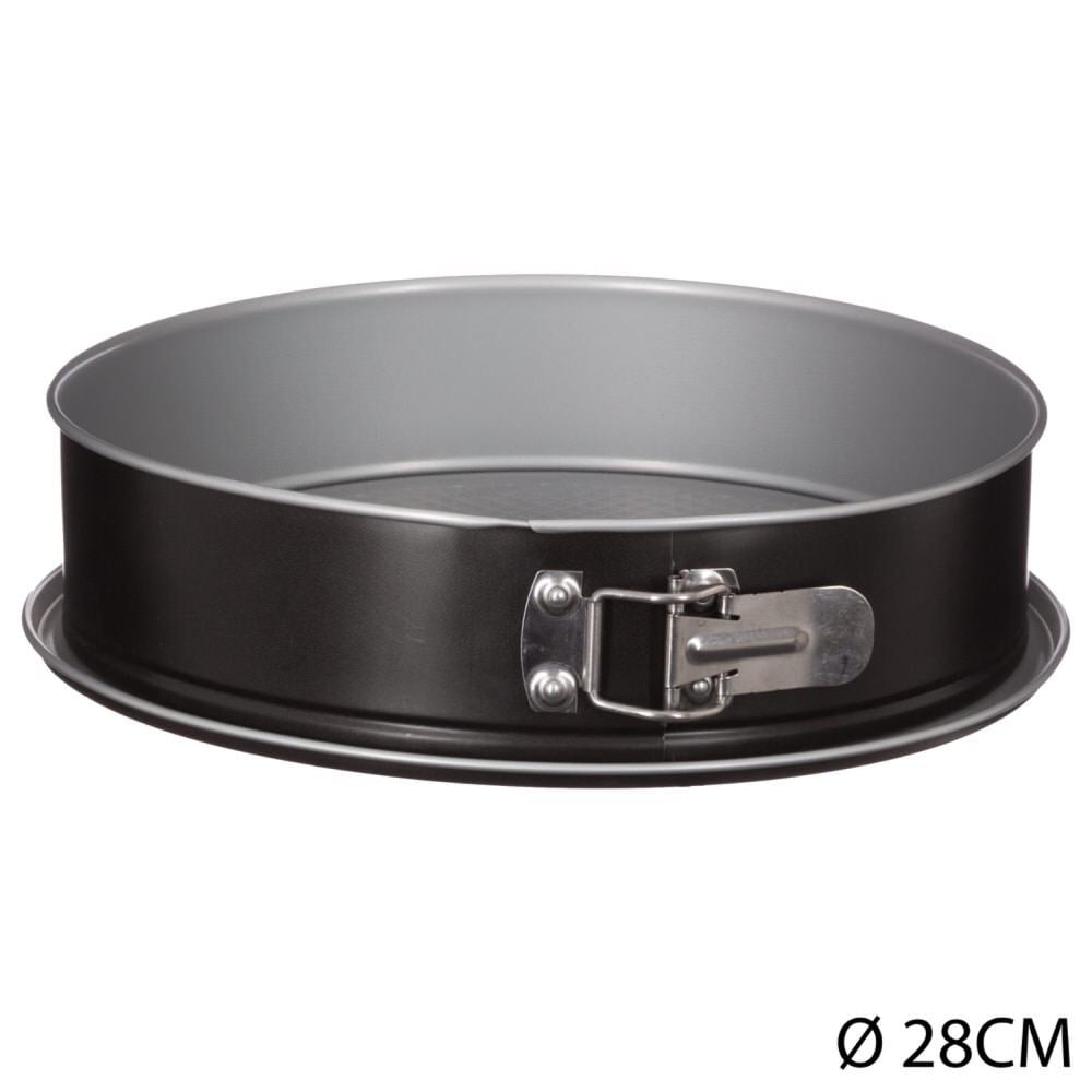 Forma redonda desmontável 28cm preta