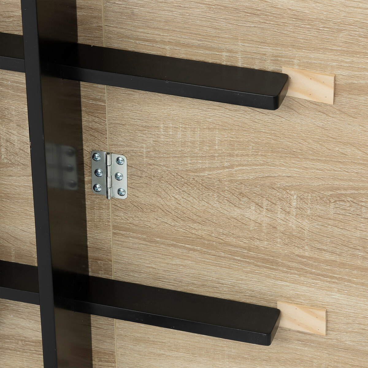 Mesa de jantar extensível em mdf 80-116-152cm