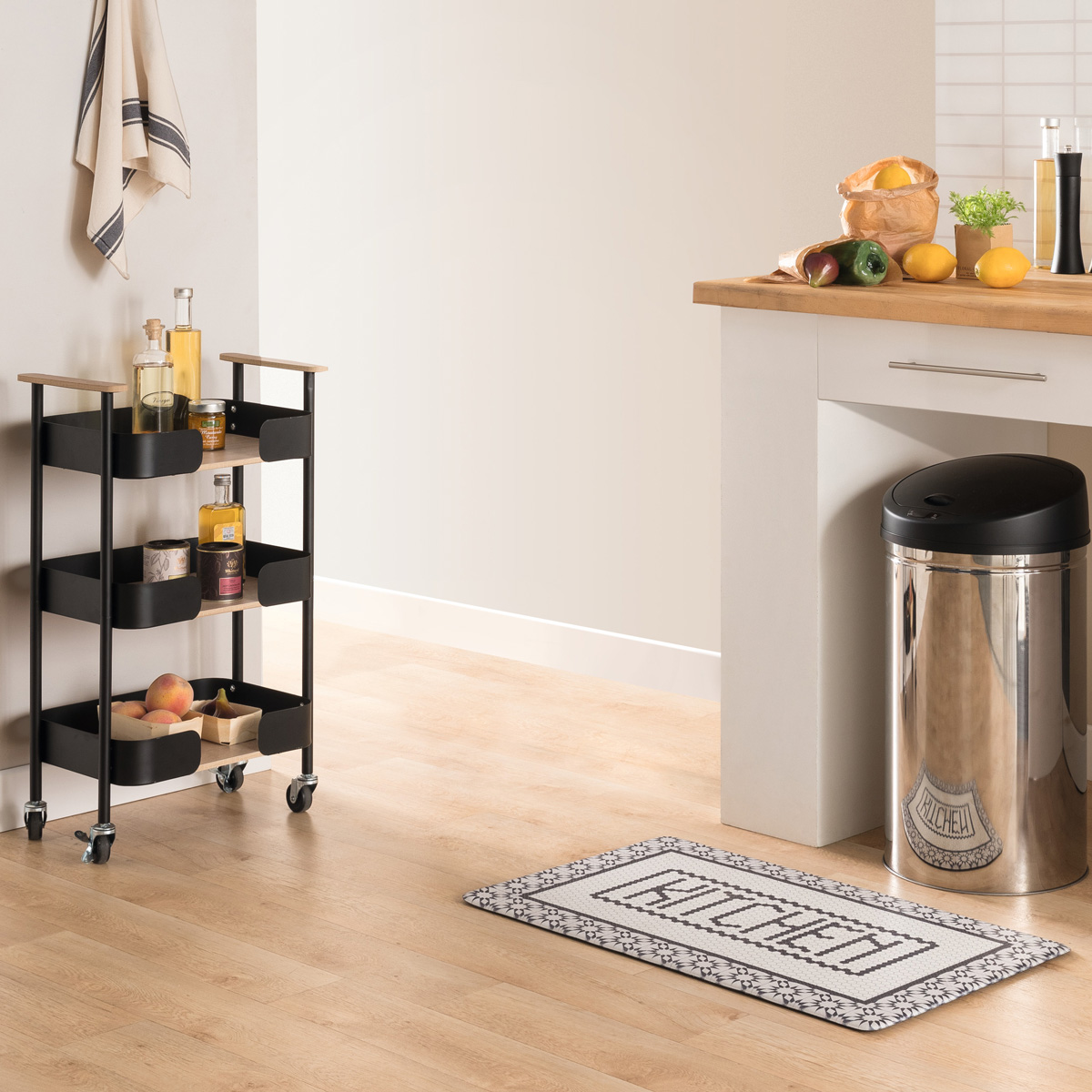 Balde do lixo redondo com sensor 42l