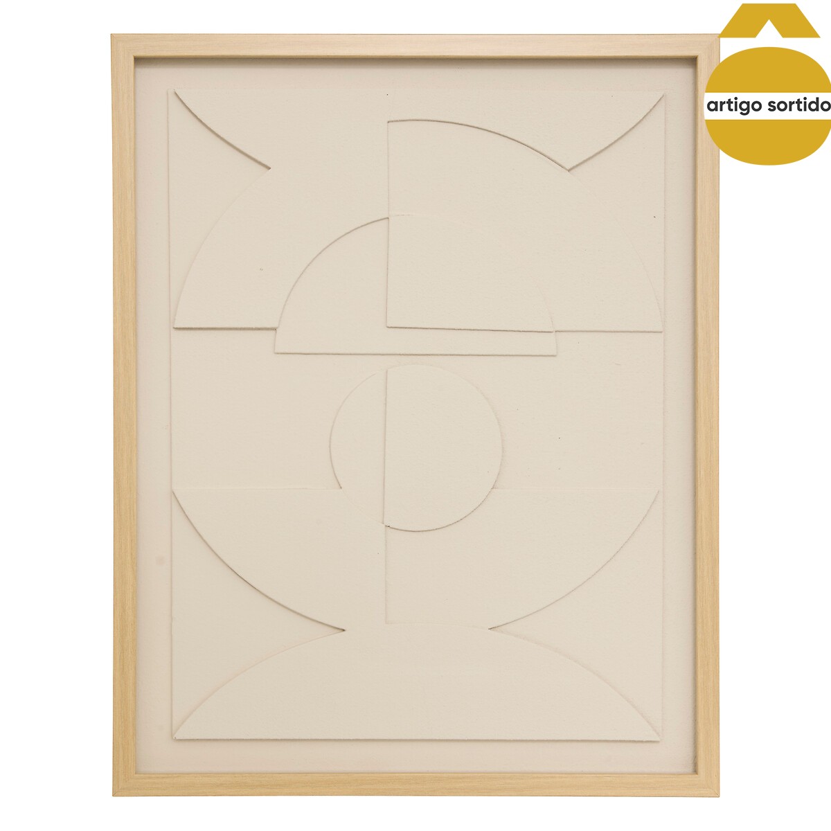 Quadro decorativo com relevo BOBBY 40x50cm