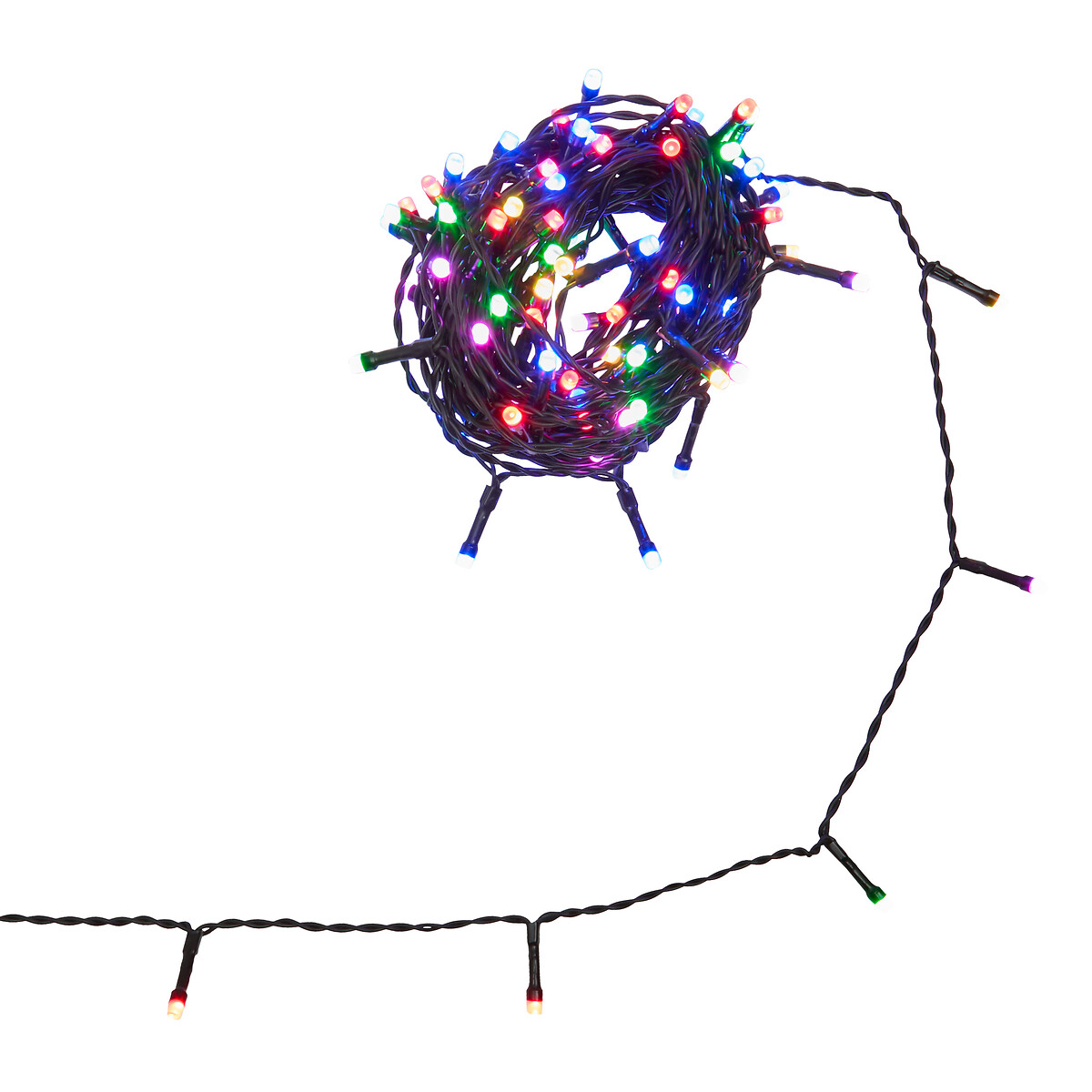 S&eacute;rie de luzes de Natal composta por 100 LEDs