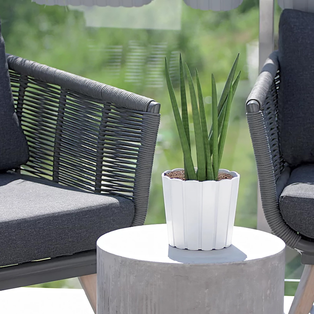 Vaso BOARDEE branco 29cm