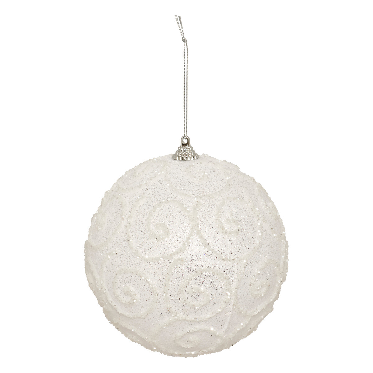 Bola natal com brilhantes 12cm