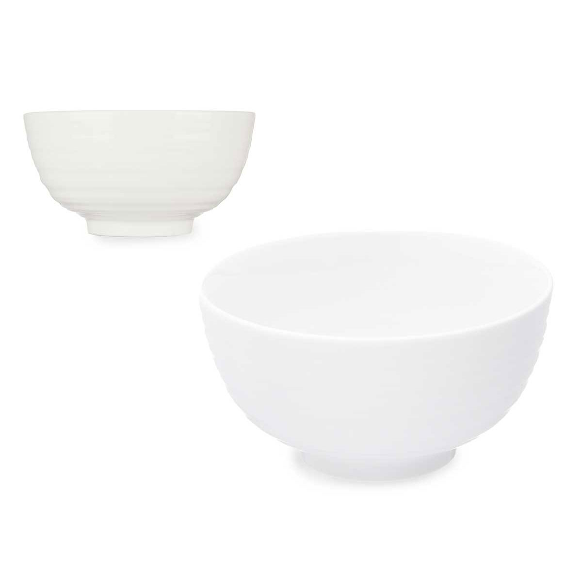 Tigela redonda branca em porcelana 16cm