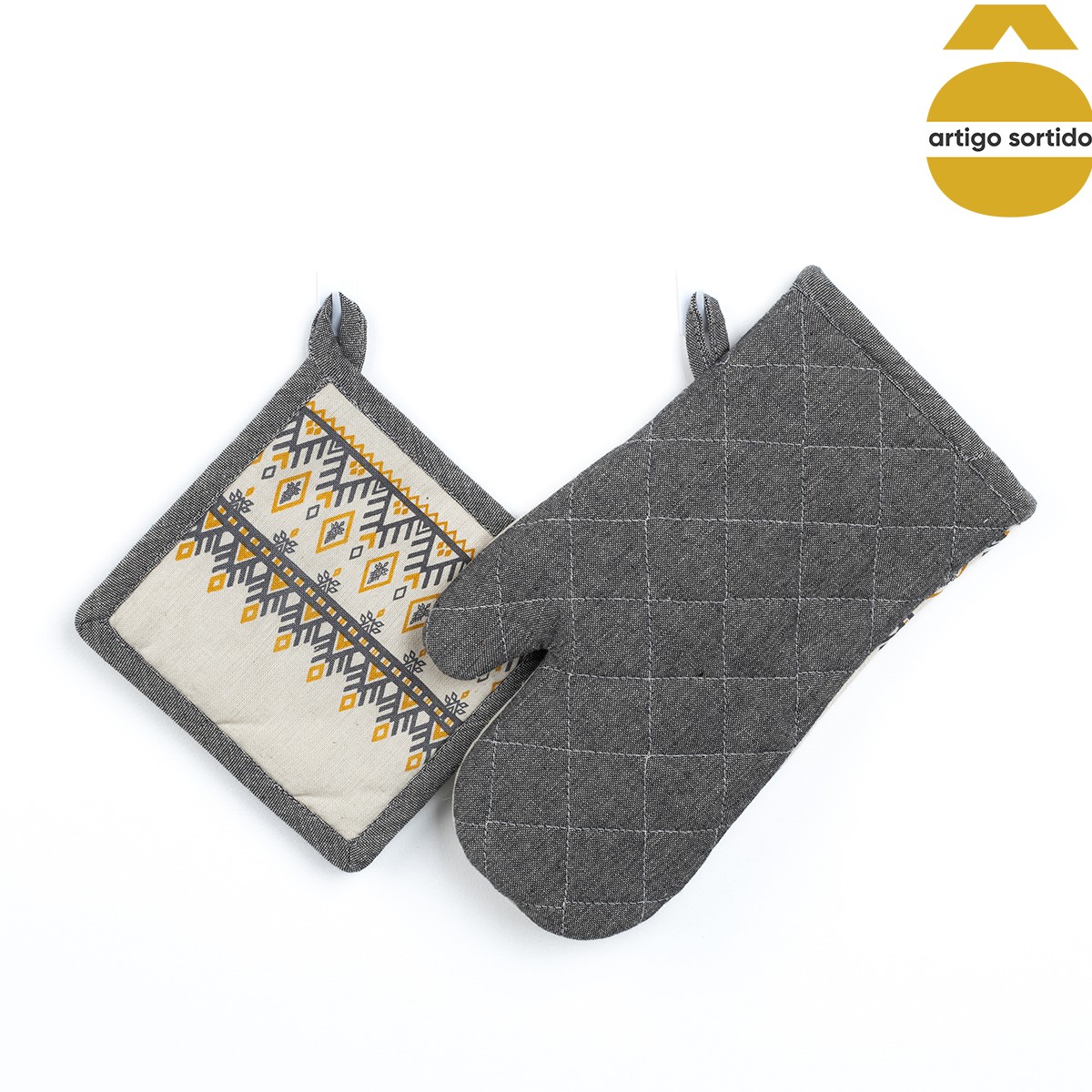 Conjunto de luva e pega INUIT dreams