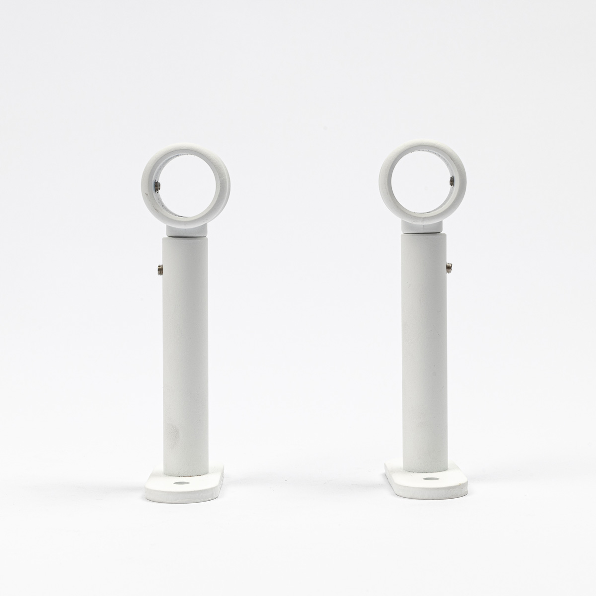 Conjunto 2 suportes branco 90mm