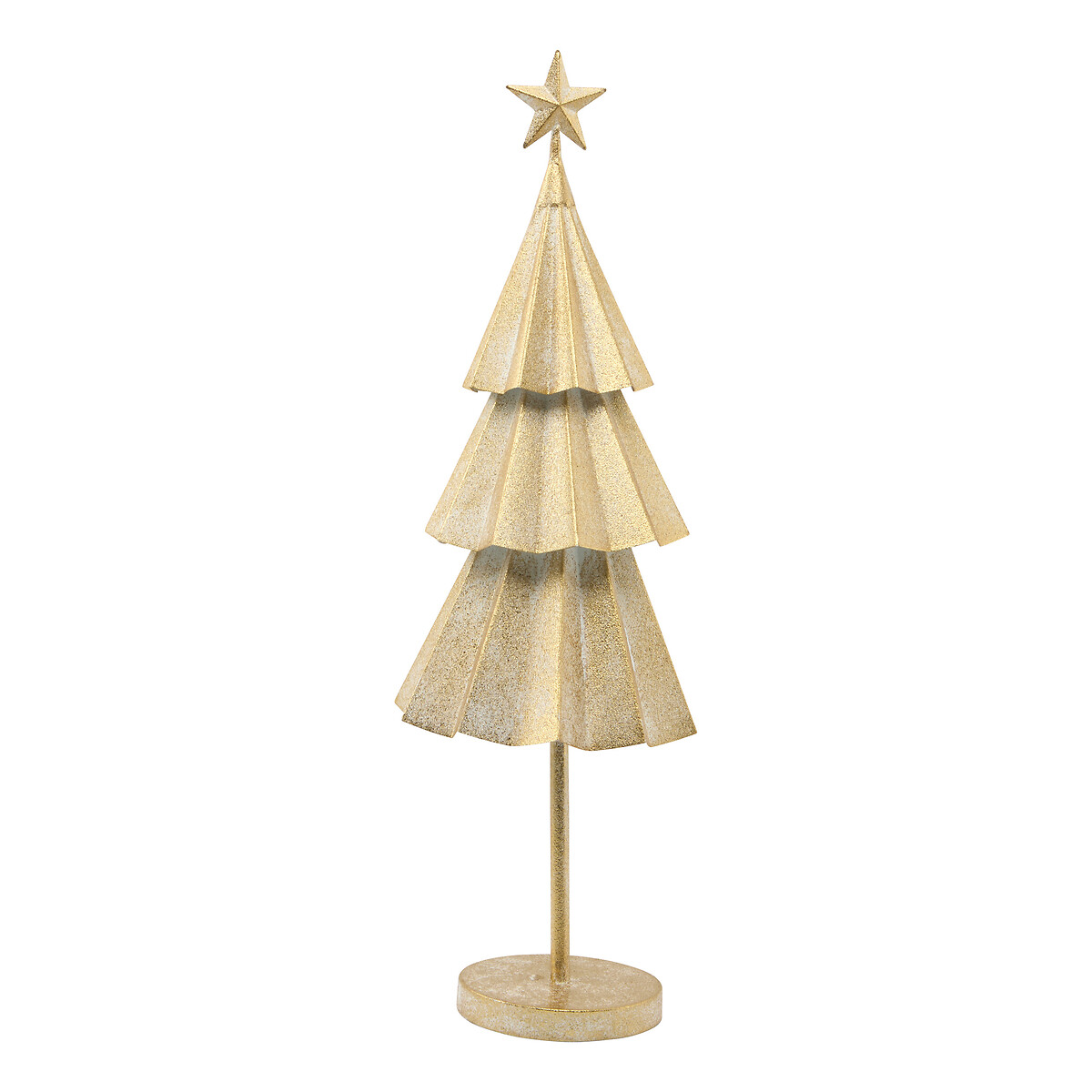 &Aacute;rvore de natal decorativa dourado 67cm