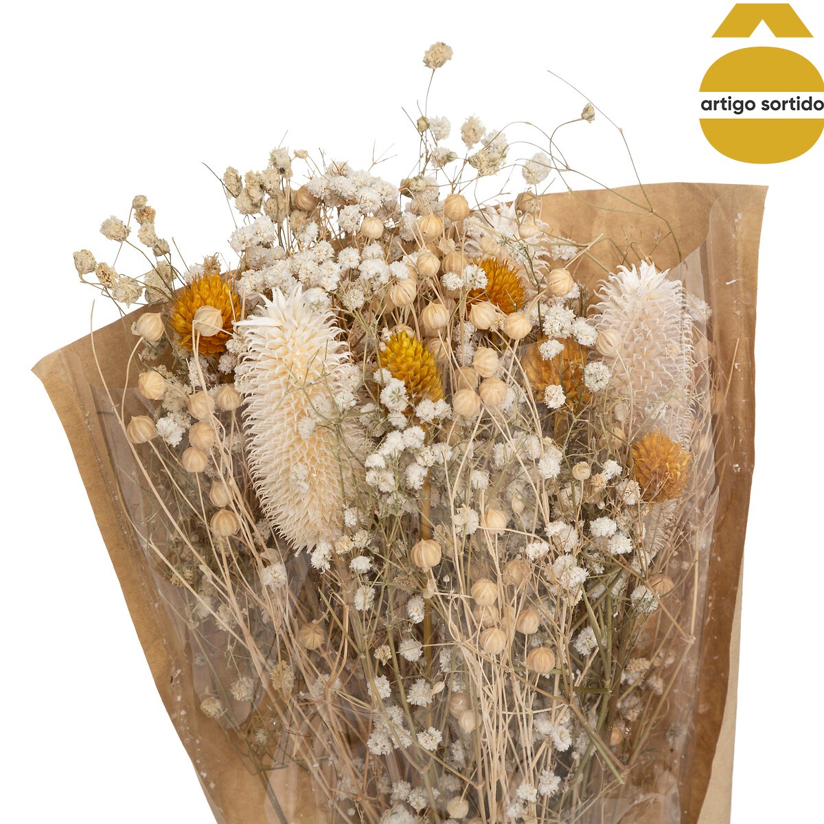 Bouquet cardos secos 48cm