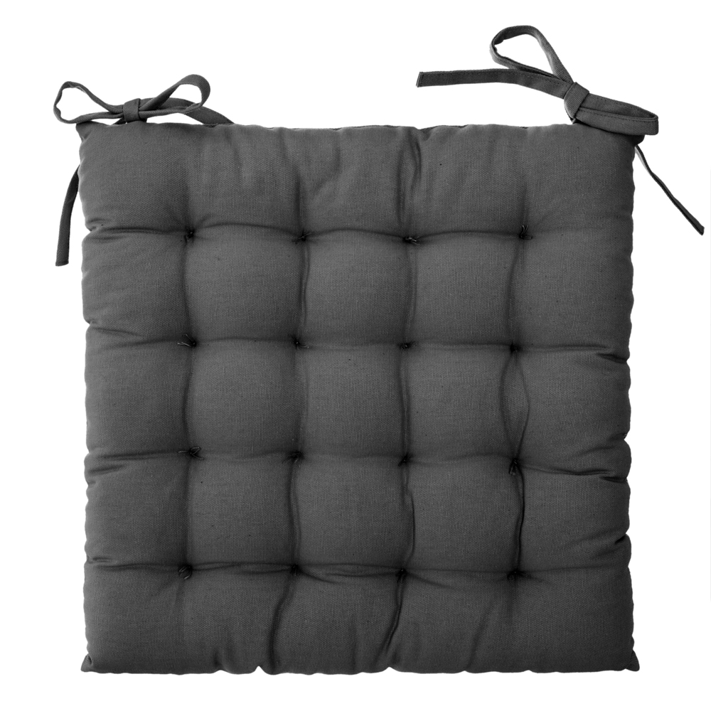 Coxim para cadeira OTTO cinza 38x38cm,  Coxim para cadeira OTTO cinza 38x38cm