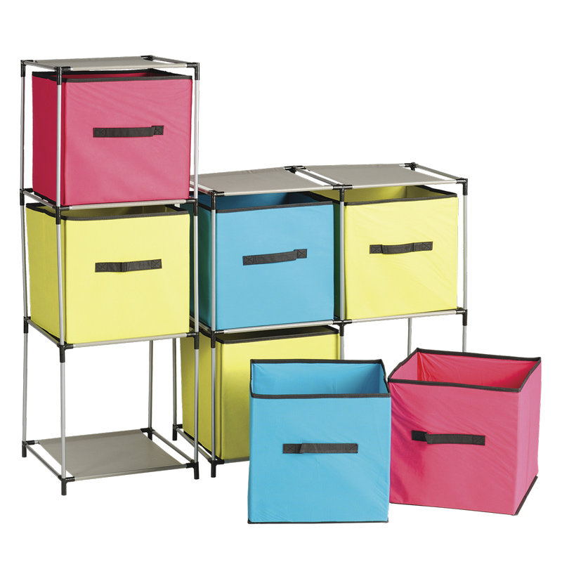 Estrutura cinza com 4 compartimentos MIXMODUL