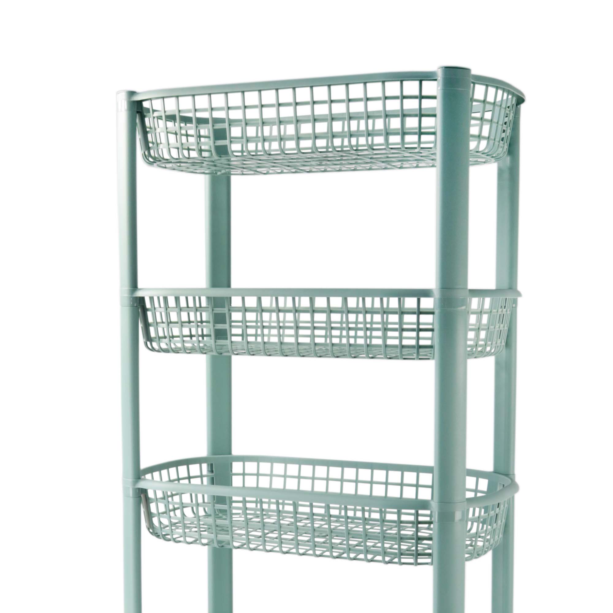 Carrinho de cozinha com 4 cestos