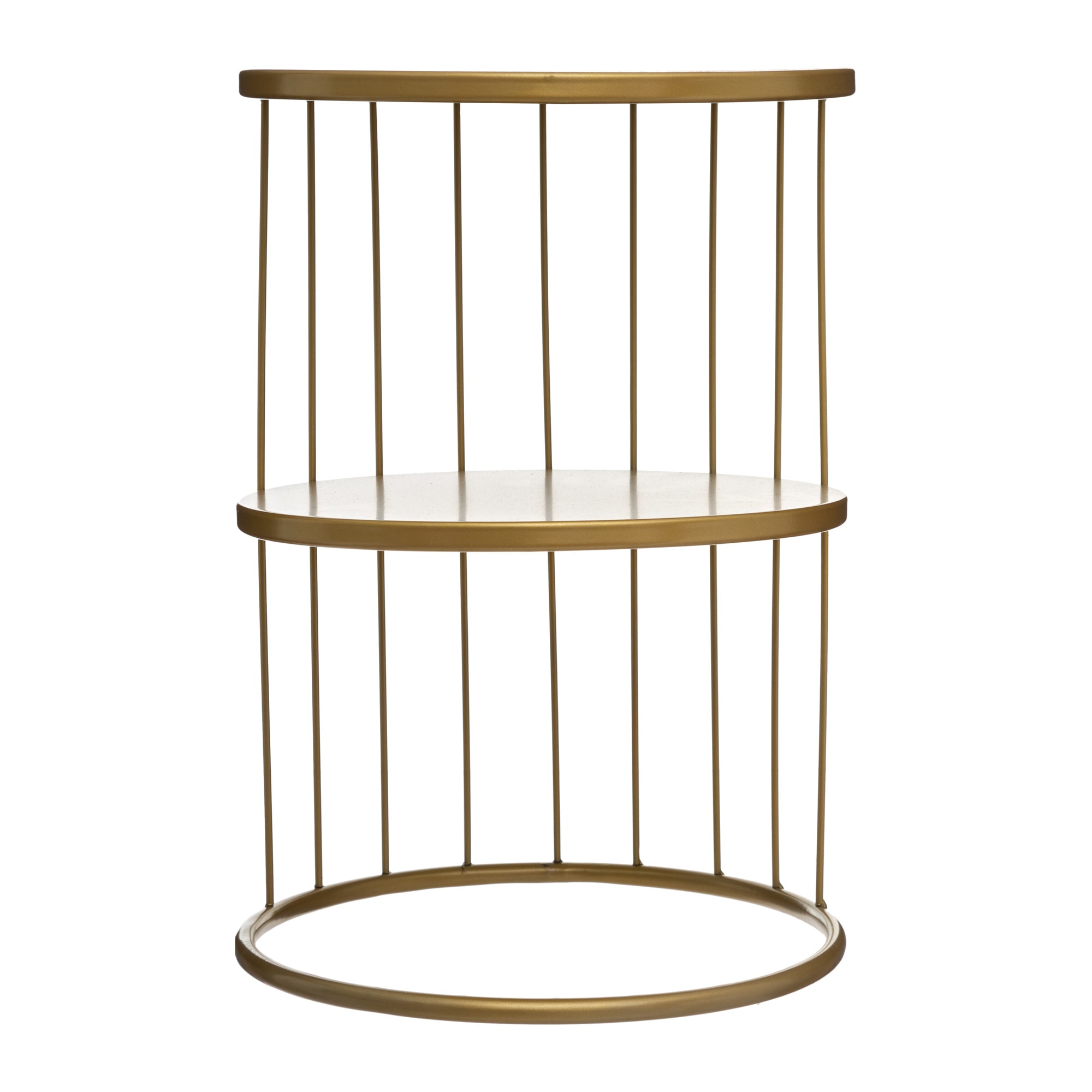 Mesa de apoio KOBU dourada