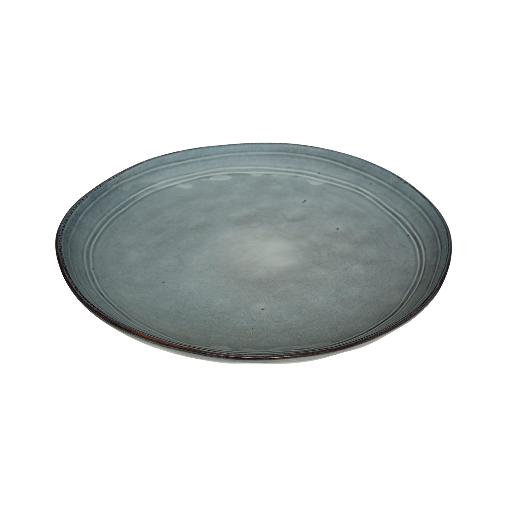 Prato sobremesa FLOWER azul