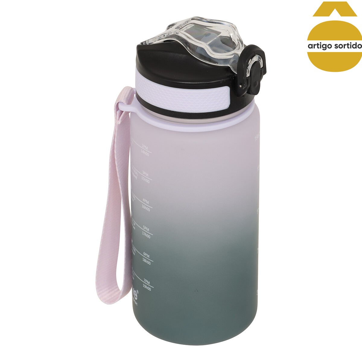 Garrafa desportiva multicolor 0.6L