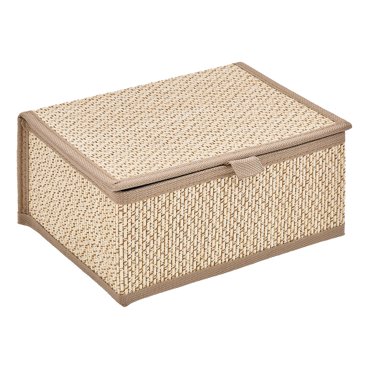 Conjunto de 3 caixas de arruma&ccedil;&atilde;o wc em bambu