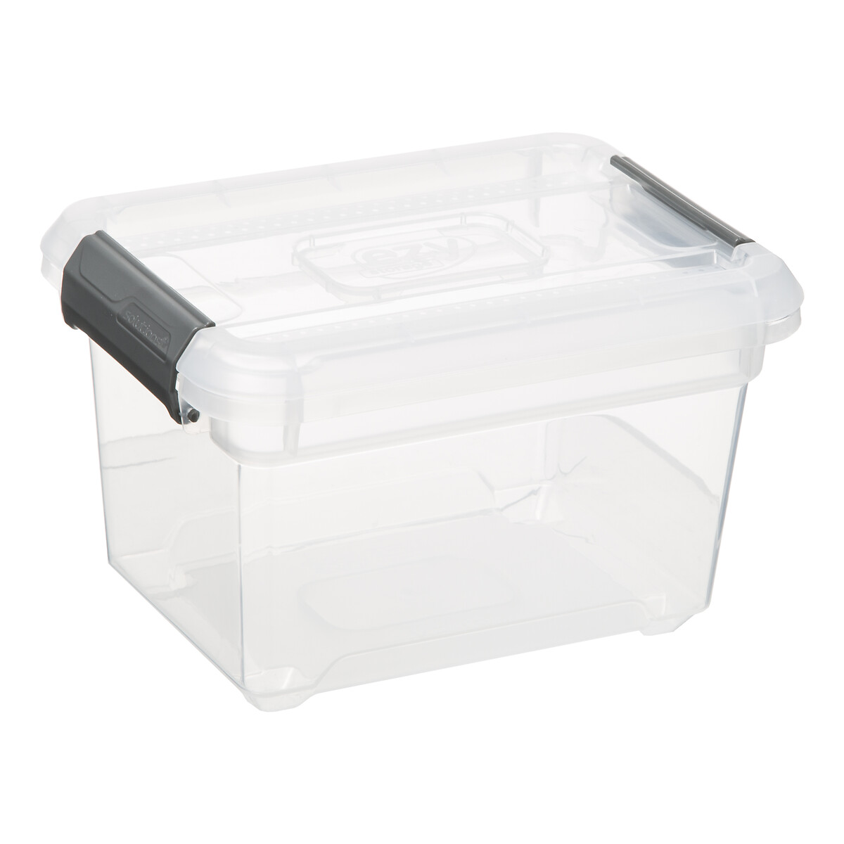 Caixa de arrumação SOLUTIONS transparente 1,8l,  Caixa de arrumação SOLUTIONS transparente 1,8l