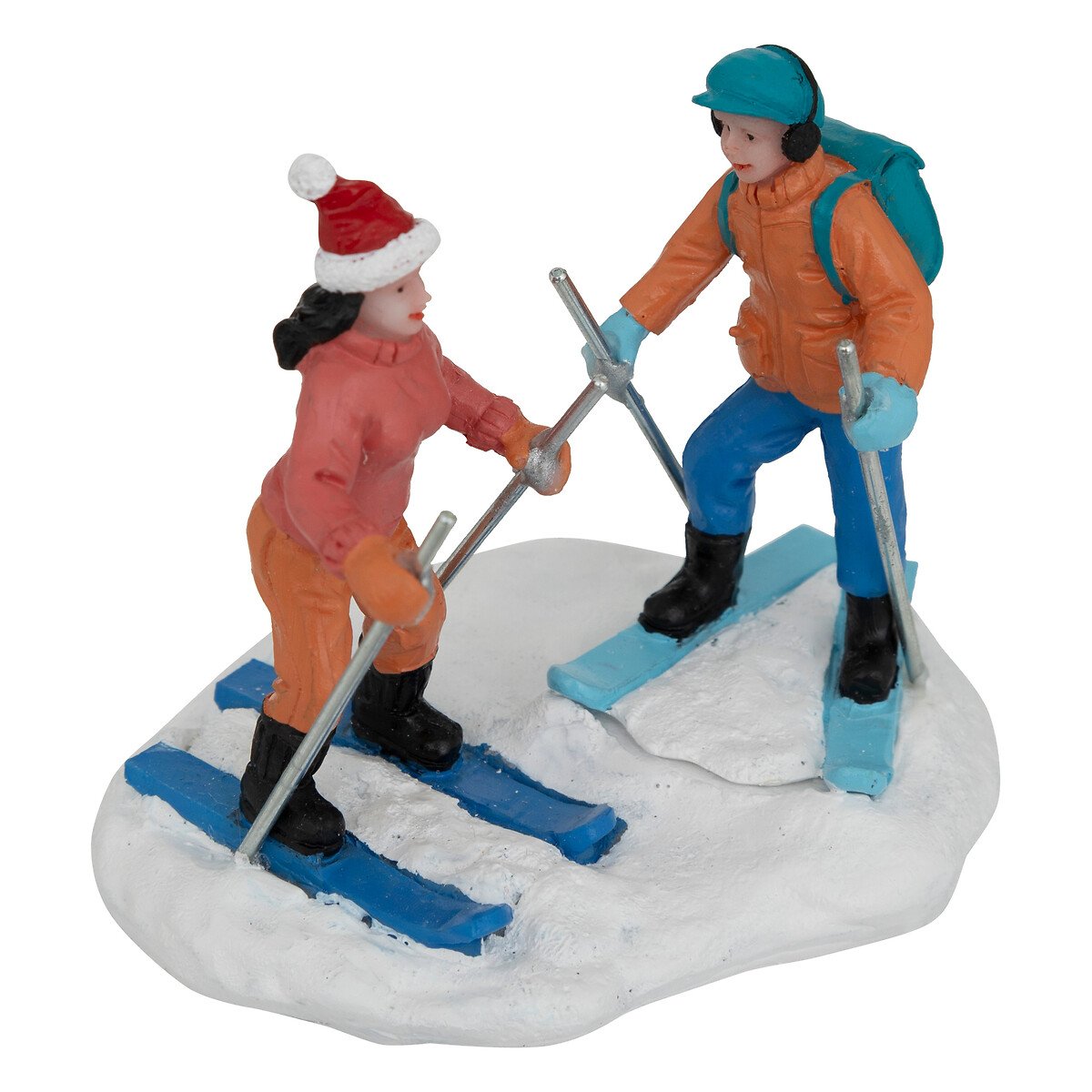 Conjunto de 6 peças decorativas para aldeia 21x24cm,  Conjunto de 6 peças decorativas para aldeia 21x24cm