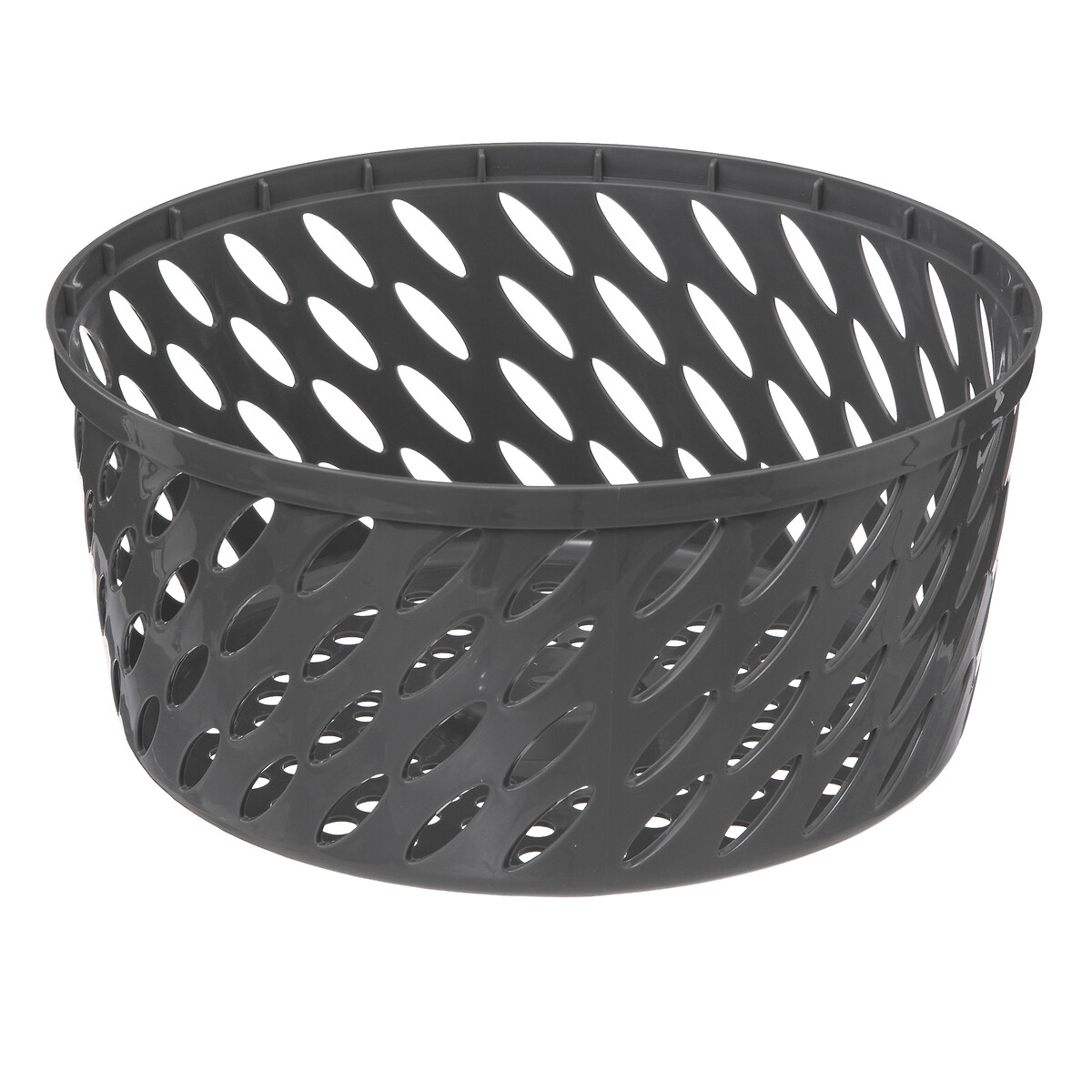 Escorredor cinza de legumes com tor&ccedil;&atilde;o 5,5l