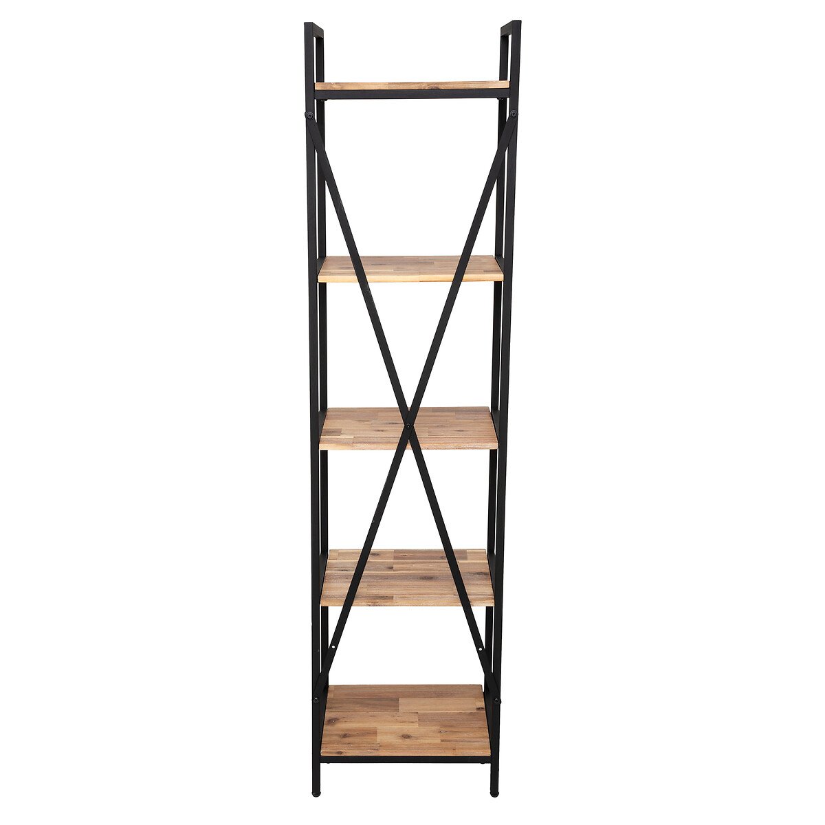 Estante EDENA em madeira acácia com 5 prateleiras