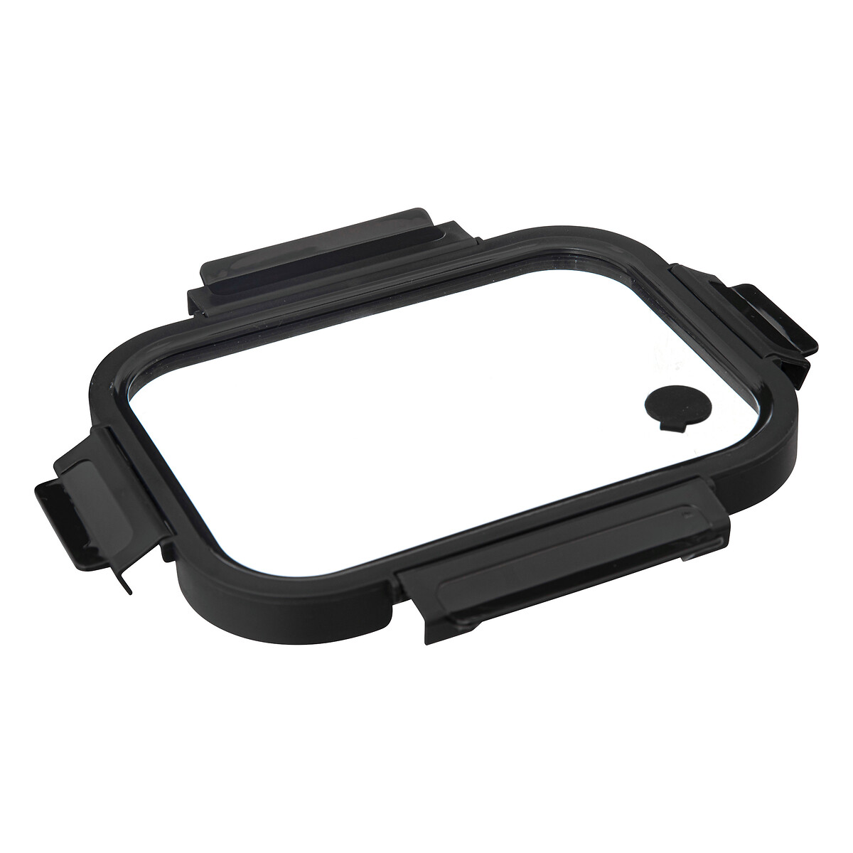 Caixa herm&eacute;tica CLIPEAT retangular em vidro 0,9l