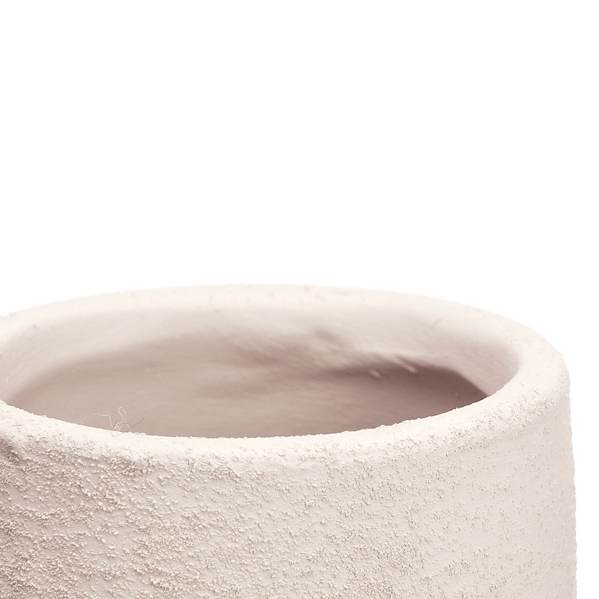 Jarra branco em cer&acirc;mica 25,5cm