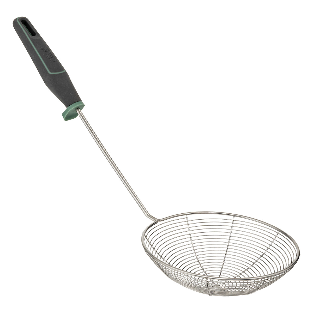 Espumadeira NEO preta em a&ccedil;o inoxid&aacute;vel