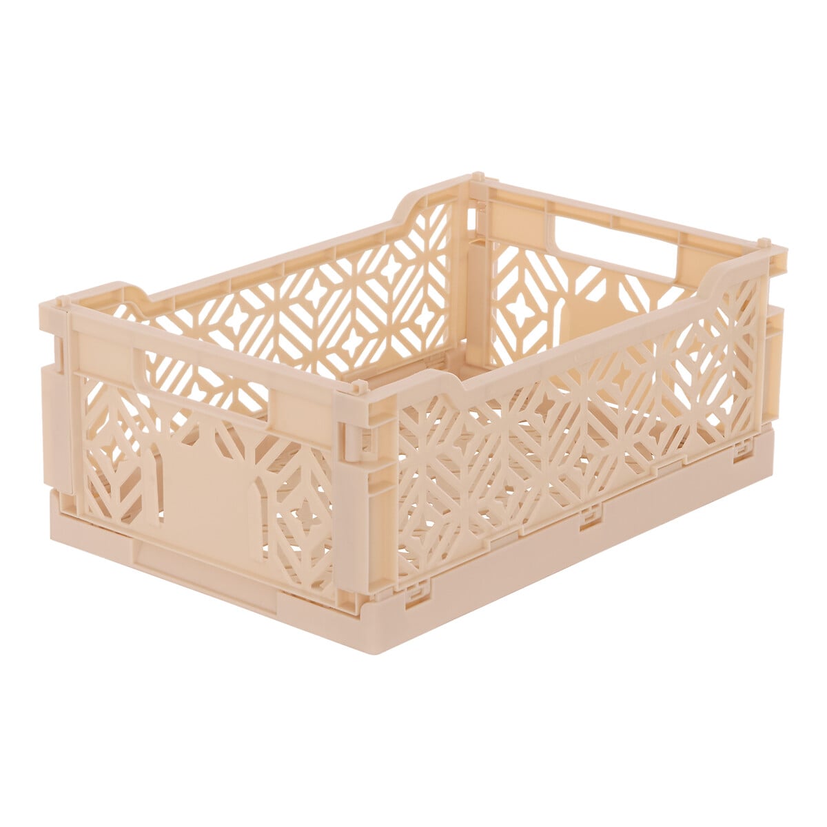 Caixa dobr&aacute;vel ARRY bege 30x20cm